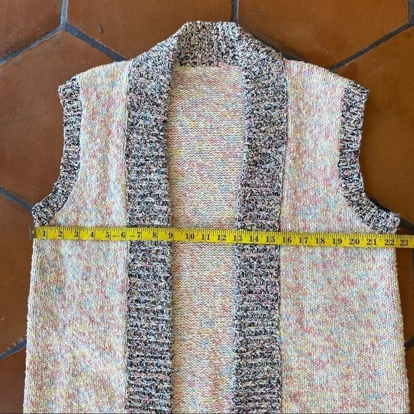 Amy Brill Multicolored Confetti Cardigan sweater Button Detail USA Small Medium - Picture 6 of 9